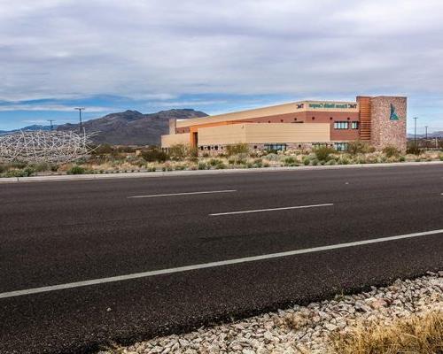 Exterior photo of TMC Rincon Health Campus. Street is in the foreground of the photo.